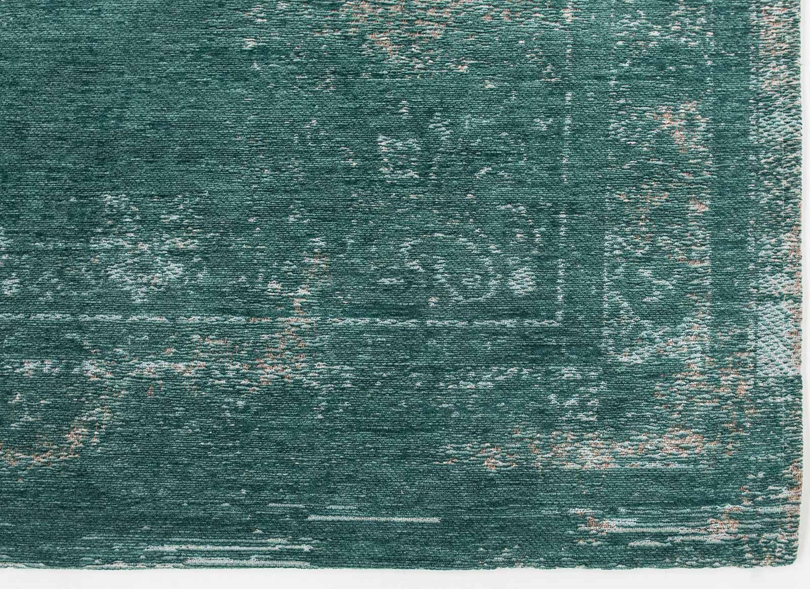 vloerkleed Louis De Poortere CS 8258 Fading World Medaillon Jade corner