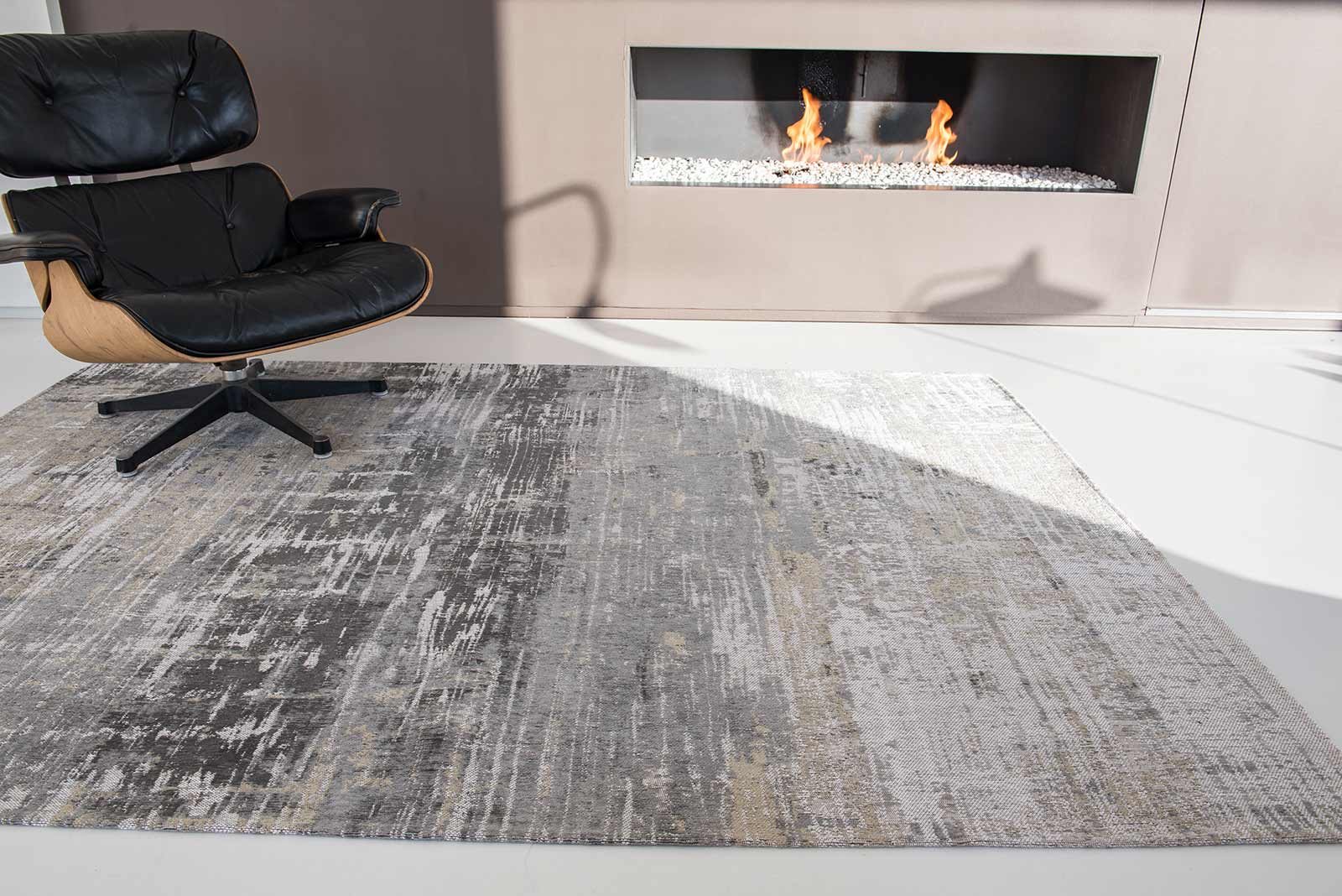 vloerkleed Louis De Poortere CS 8716 Atlantic Streaks Coney Grey interior