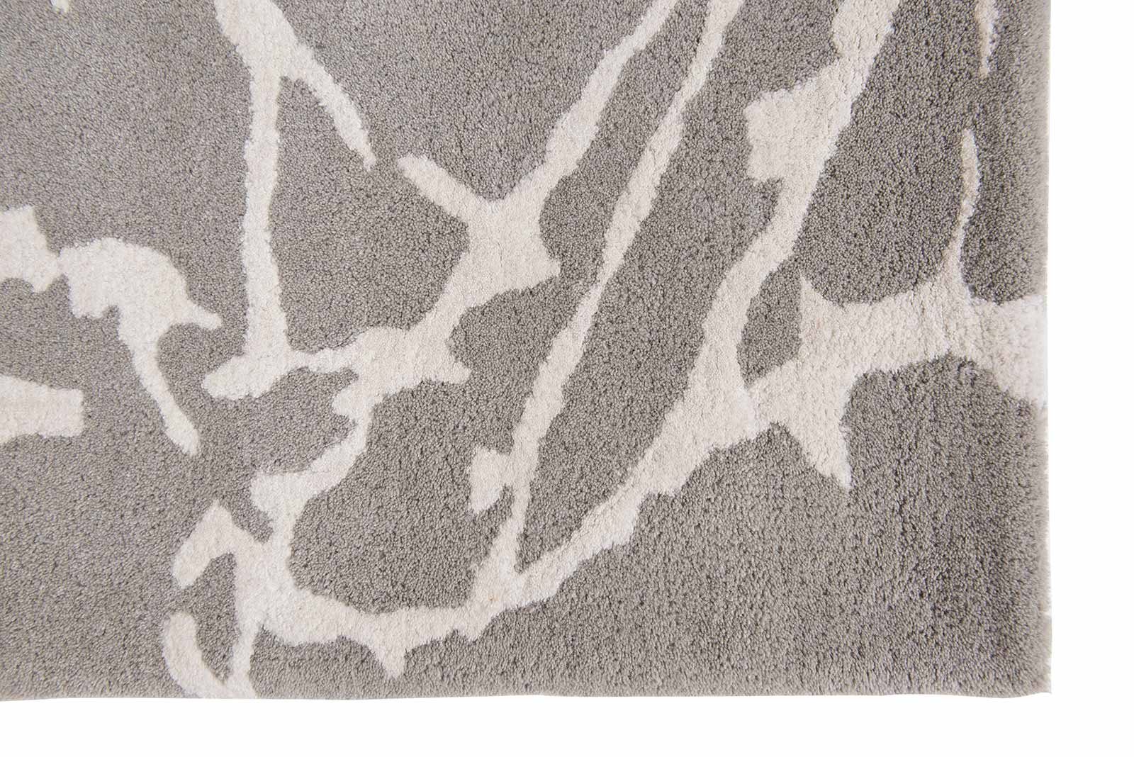 Louis De Poortere vloerkleed Romo LX 2006 Acacia Basalt corner