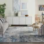 Nourison vloerkleed Rustic Textures RUS16 GRYBL GREY BLUE 8x11 099446799586 interior 3
