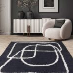 Asiatic vloerkleed 94 Infinity Charcoal interior