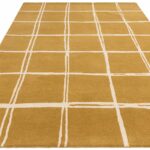 Asiatic vloerkleed Albany Grid Gold 1