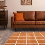 Asiatic vloerkleed Albany Grid Rust interior new