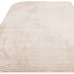 Asiatic vloerkleed Kuza Shape Gold Cream 1