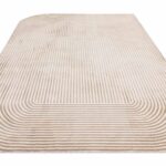 Asiatic vloerkleed Kuza Shape Gold Cream 3D