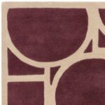 Asiatic vloerkleed Metro Plum 2