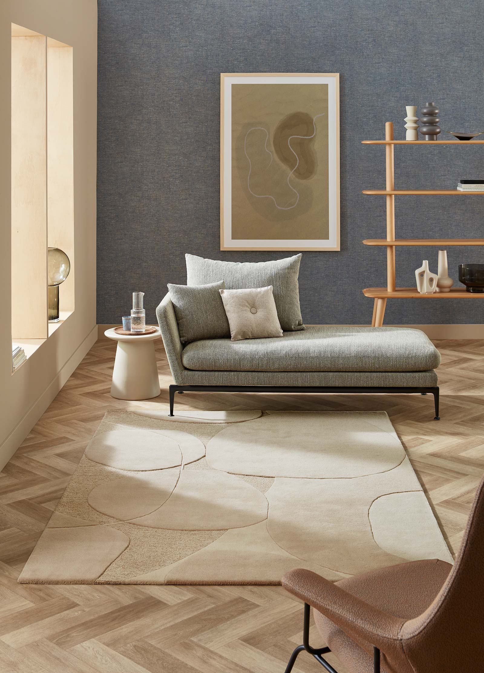 Brinker Carpets vloerkleed Bolsena Beige interior 1