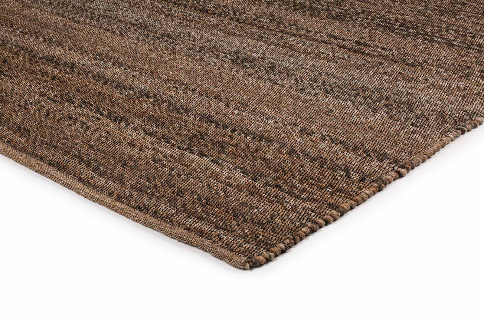 Brinker Carpets vloerkleed Bressano Brown 623 corner