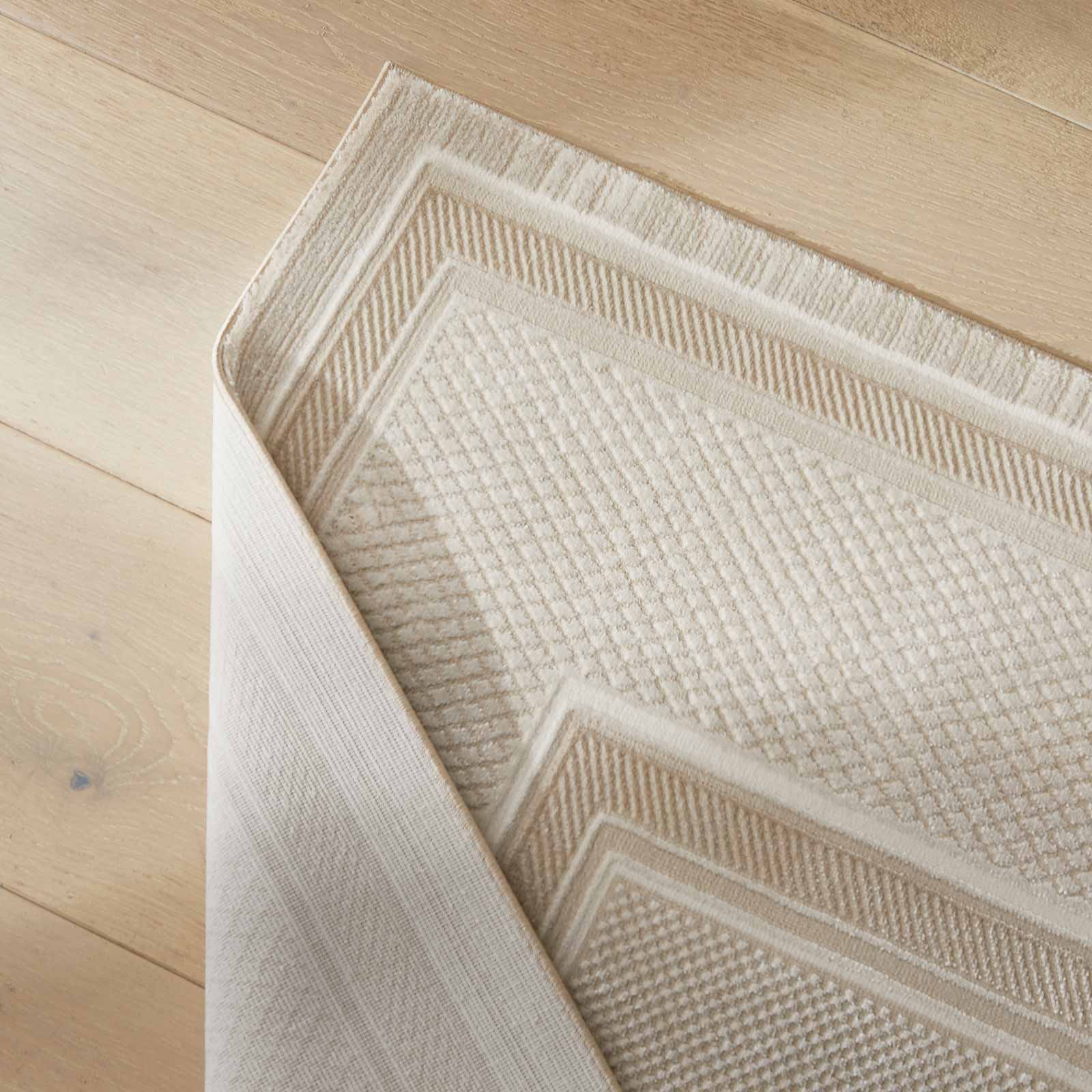 Concept Looms vloerkleed Olivia OLI101 CREAM BEIGE fold