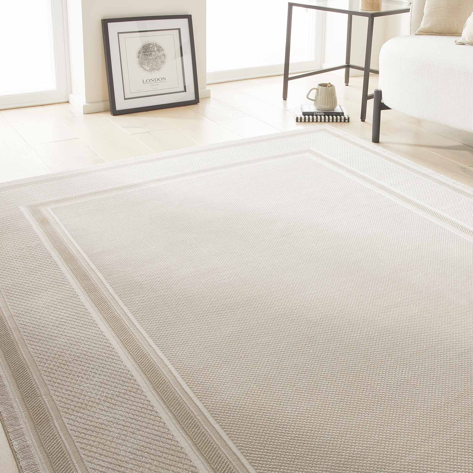 Concept Looms vloerkleed Olivia OLI101 CREAM BEIGE interior 3