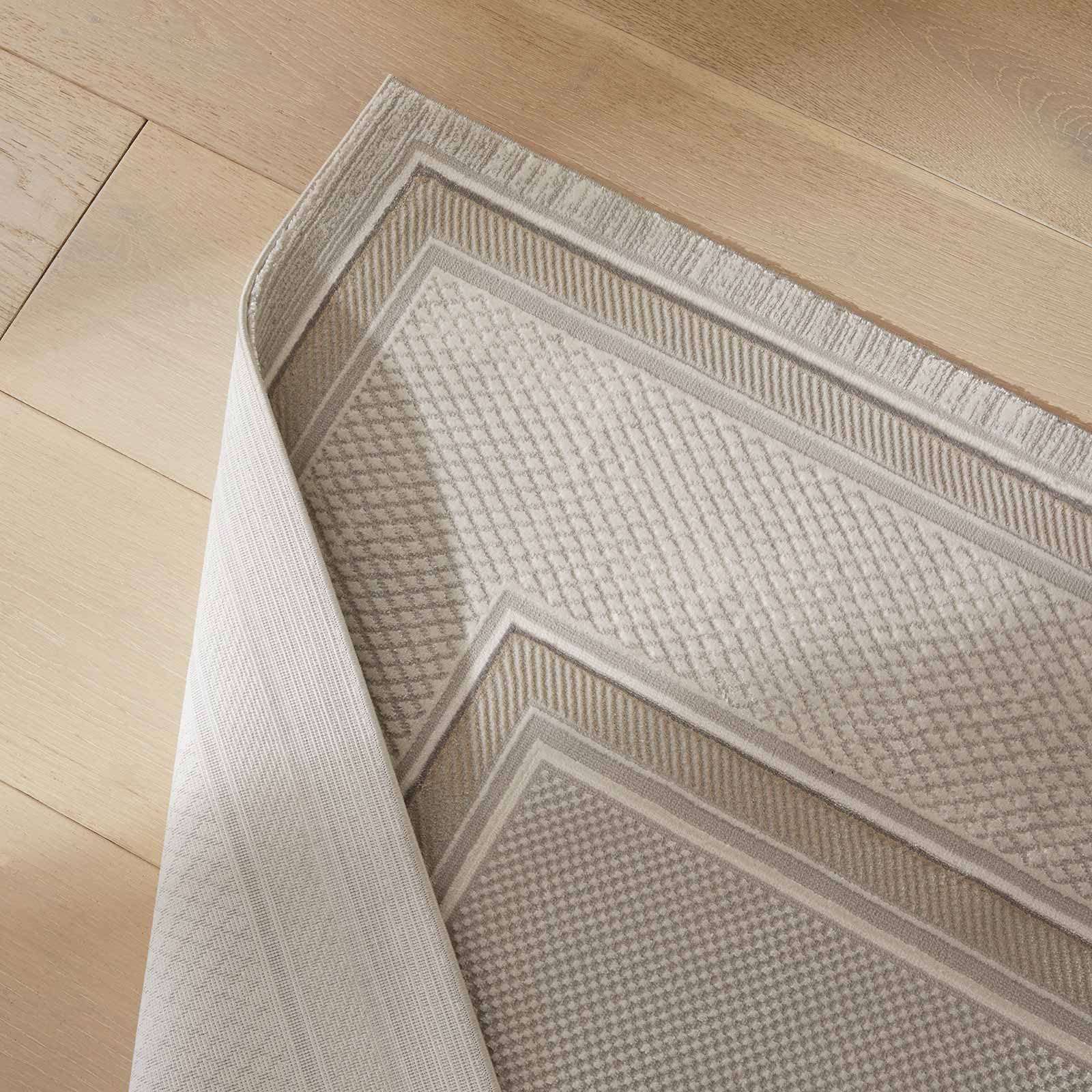 Concept Looms vloerkleed Olivia OLI102 GREY BEIGE FOLD