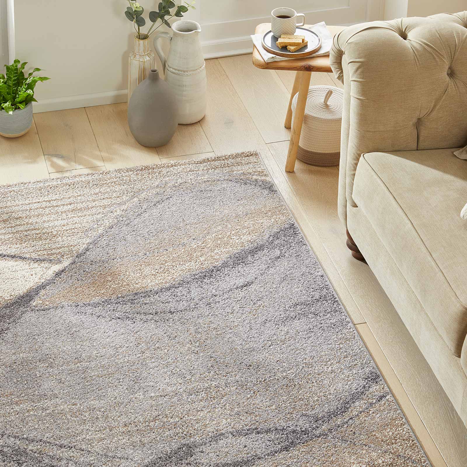 Concept Looms vloerkleed Somerset SOM103 GREY BEIGE zoom