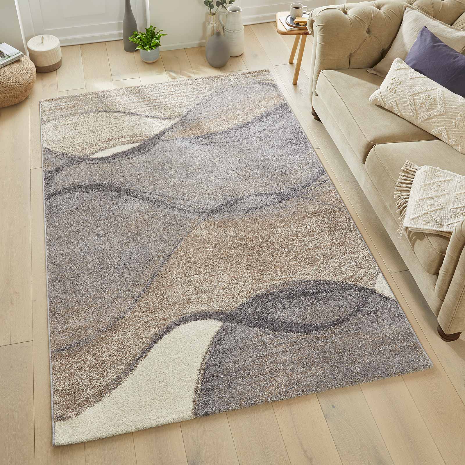 Concept Looms vloerkleed Somerset SOM103 GREY BEIGE