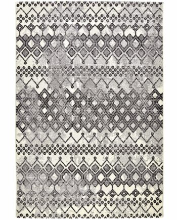 Concept Looms vloerkleed Somerset SOM104 WHITE ANTHRACITE frontal
