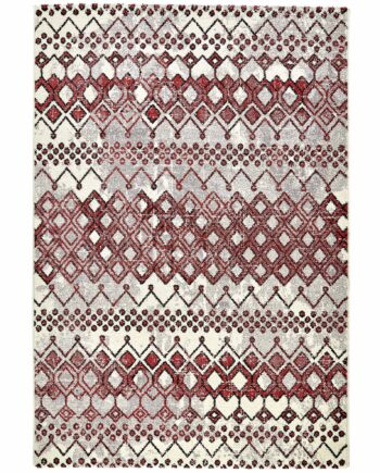 Concept Looms vloerkleed Somerset SOM104 WHITE TERRACOTA frontal