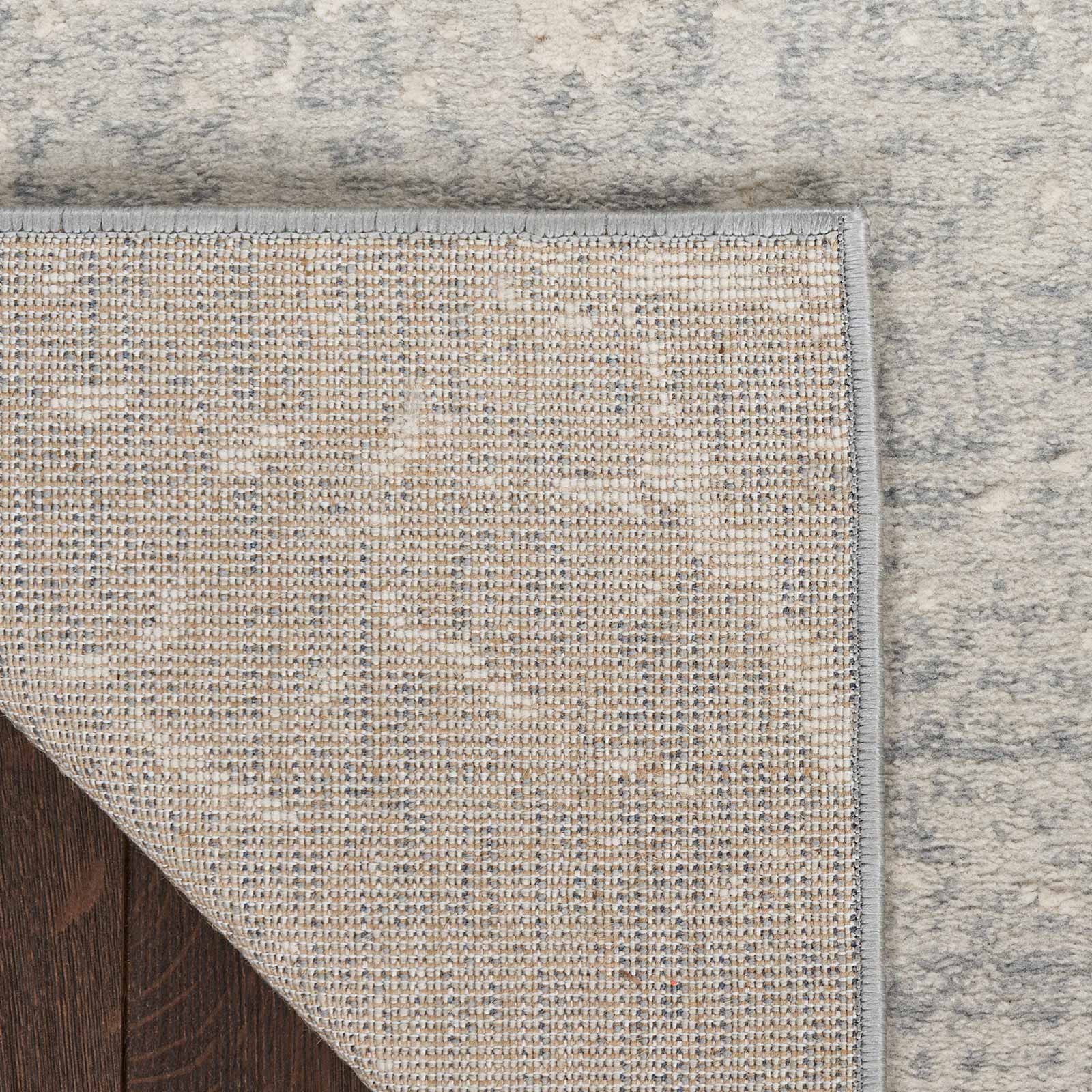 Nourison vloerkleed Exhale EXL02 IVGRY IVORY GREY 5x7 099446954886 corner B
