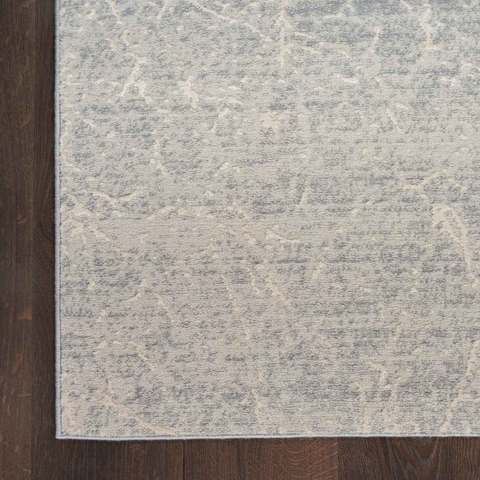 Nourison vloerkleed Exhale EXL02 IVGRY IVORY GREY 5x7 099446954886 corner