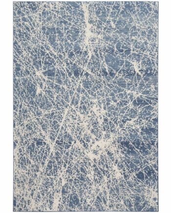 Nourison vloerkleed Exhale EXL02 NAVIV NAVY IVORY 5x7 099446954916