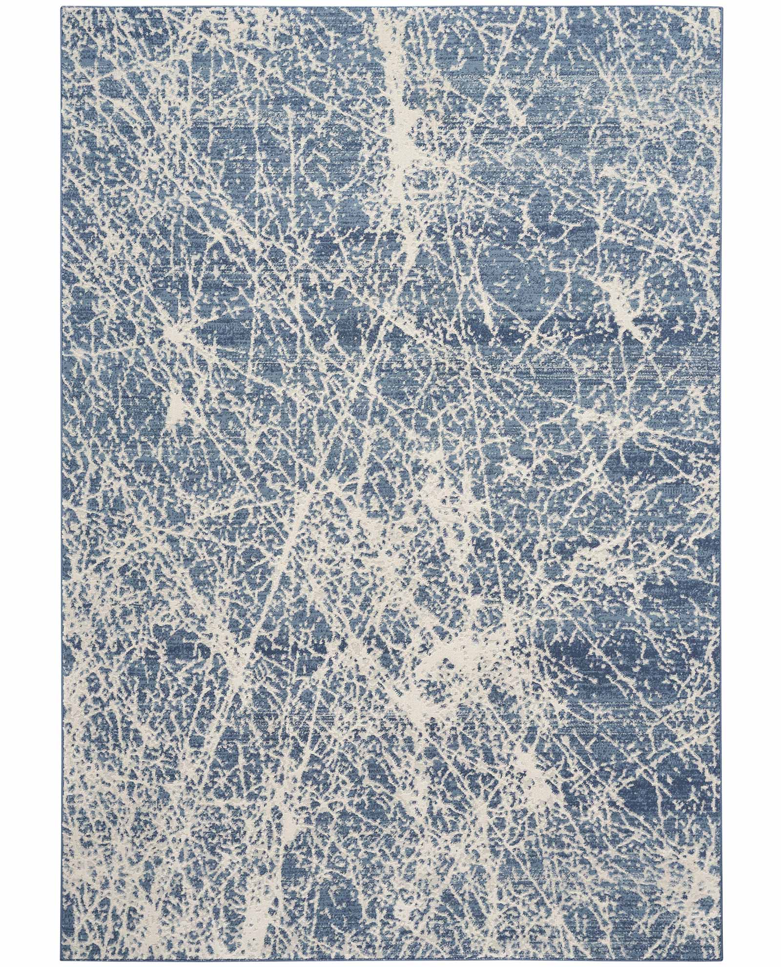 Nourison vloerkleed Exhale EXL02 NAVIV NAVY IVORY 5x7 099446954916