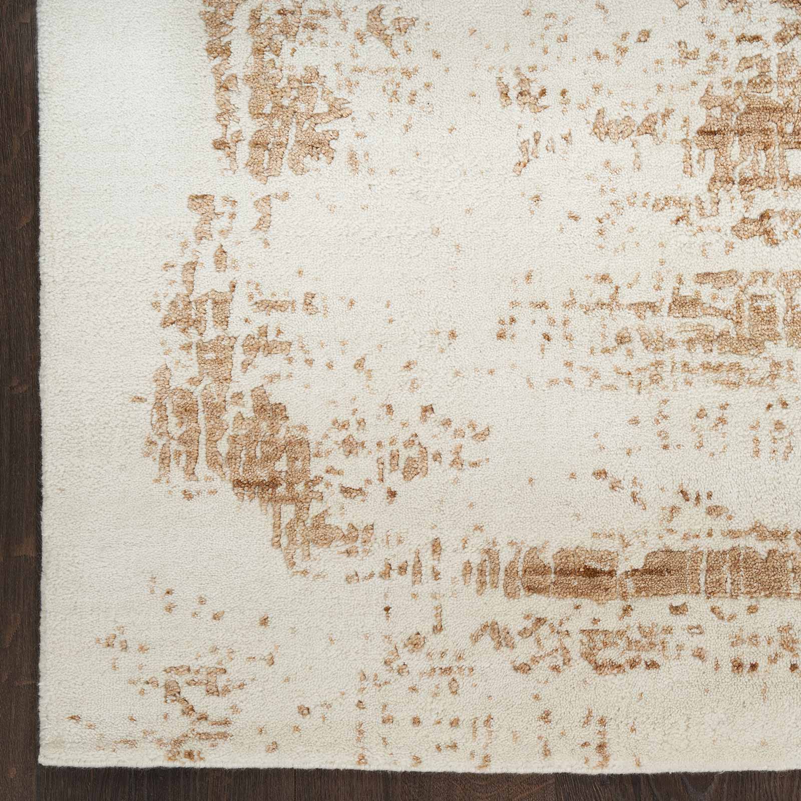 Nourison vloerkleed Harmony HAY01 IVGLD IVORY GOLD 8x10 099446936172 corner