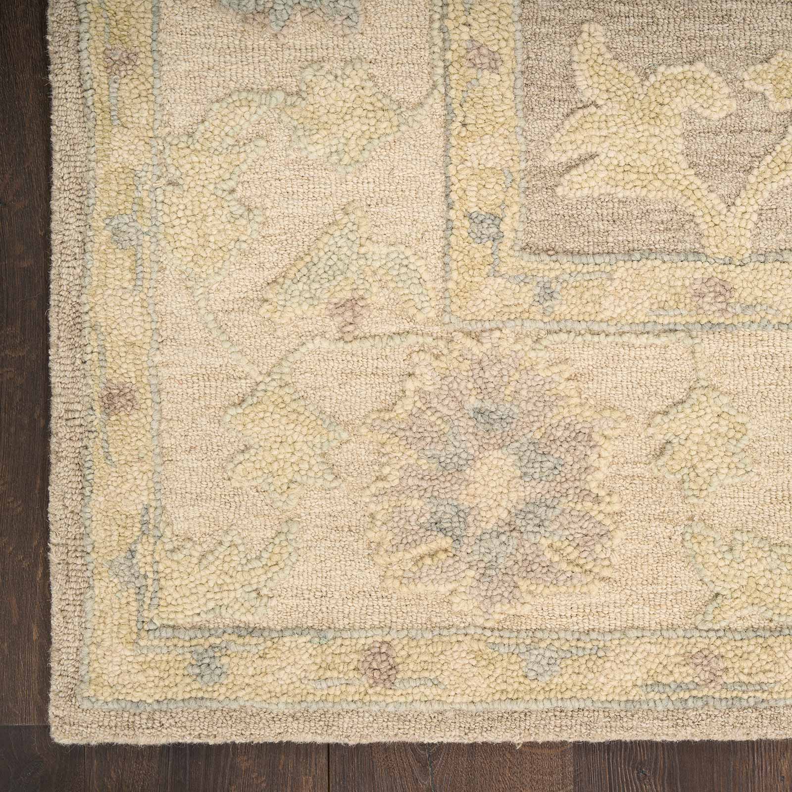 Nourison vloerkleed Maison MSO01 TAUIV TAUPE IVORY 8x10 0841491129203 corner