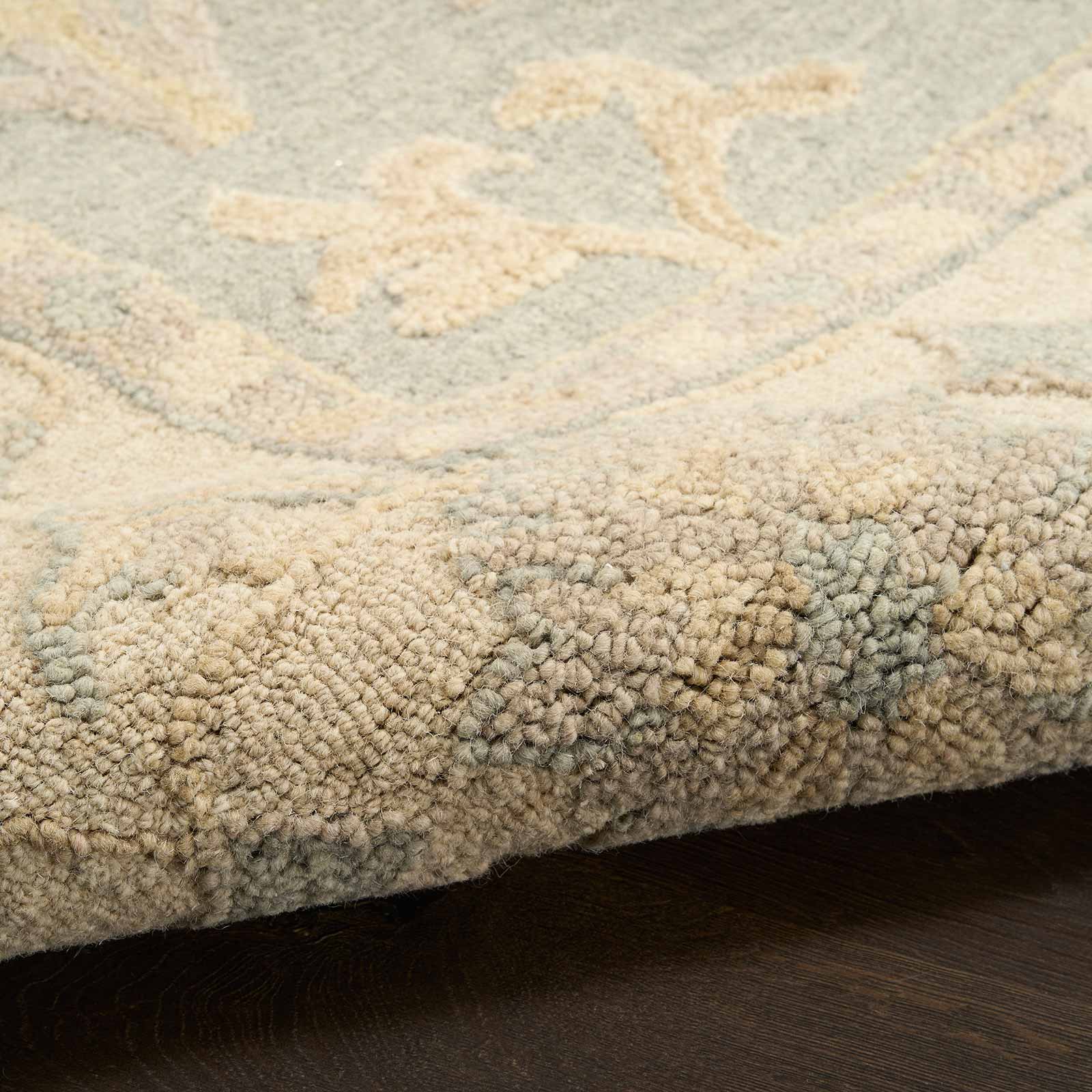 Nourison vloerkleed Maison MSO03 BLUIV BLUE IVORY 8x10 0841491129265 texture 1