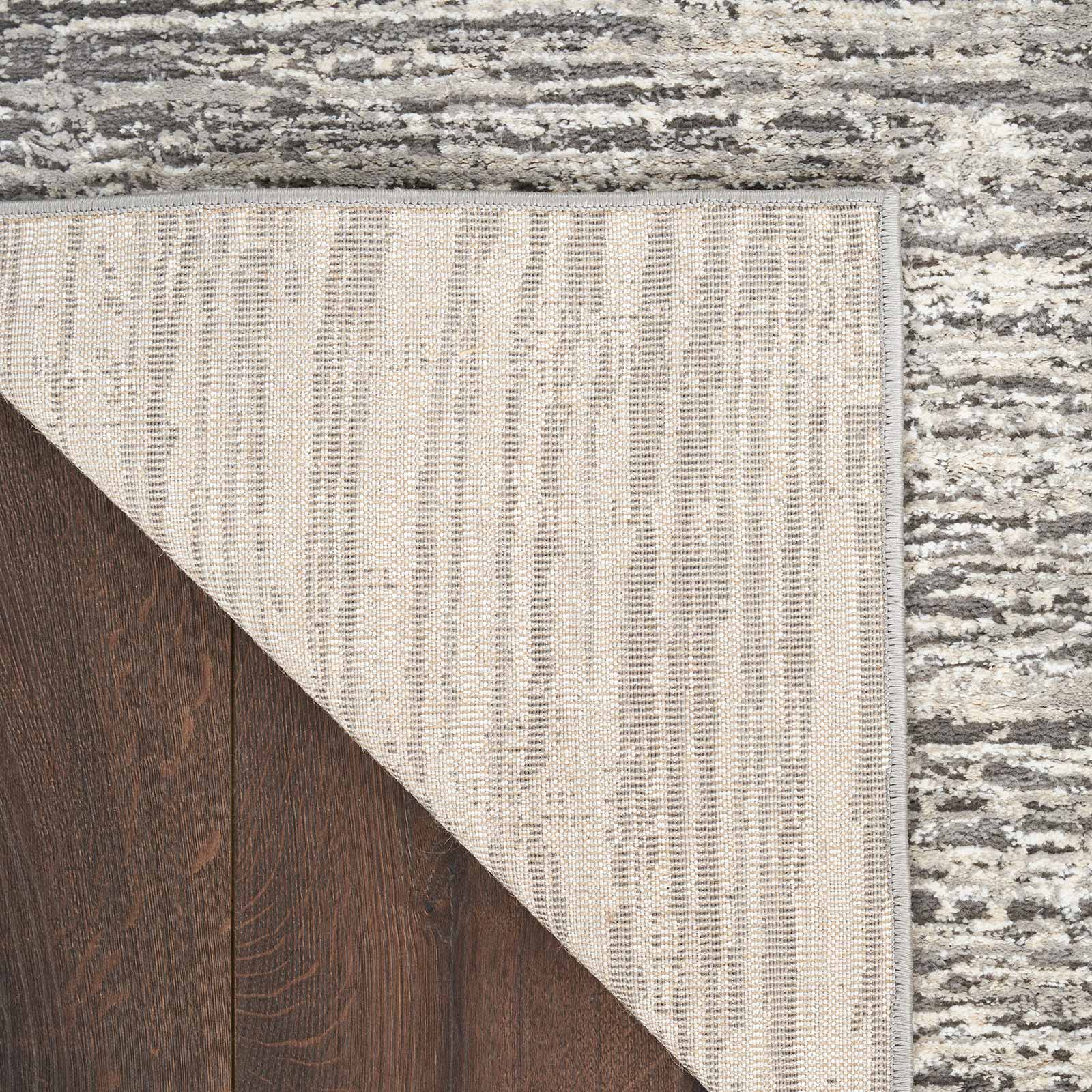 Nourison vloerkleed Sustainable Trends SUT01 IVGRY IVORY GREY 5x7 099446954138 corner B