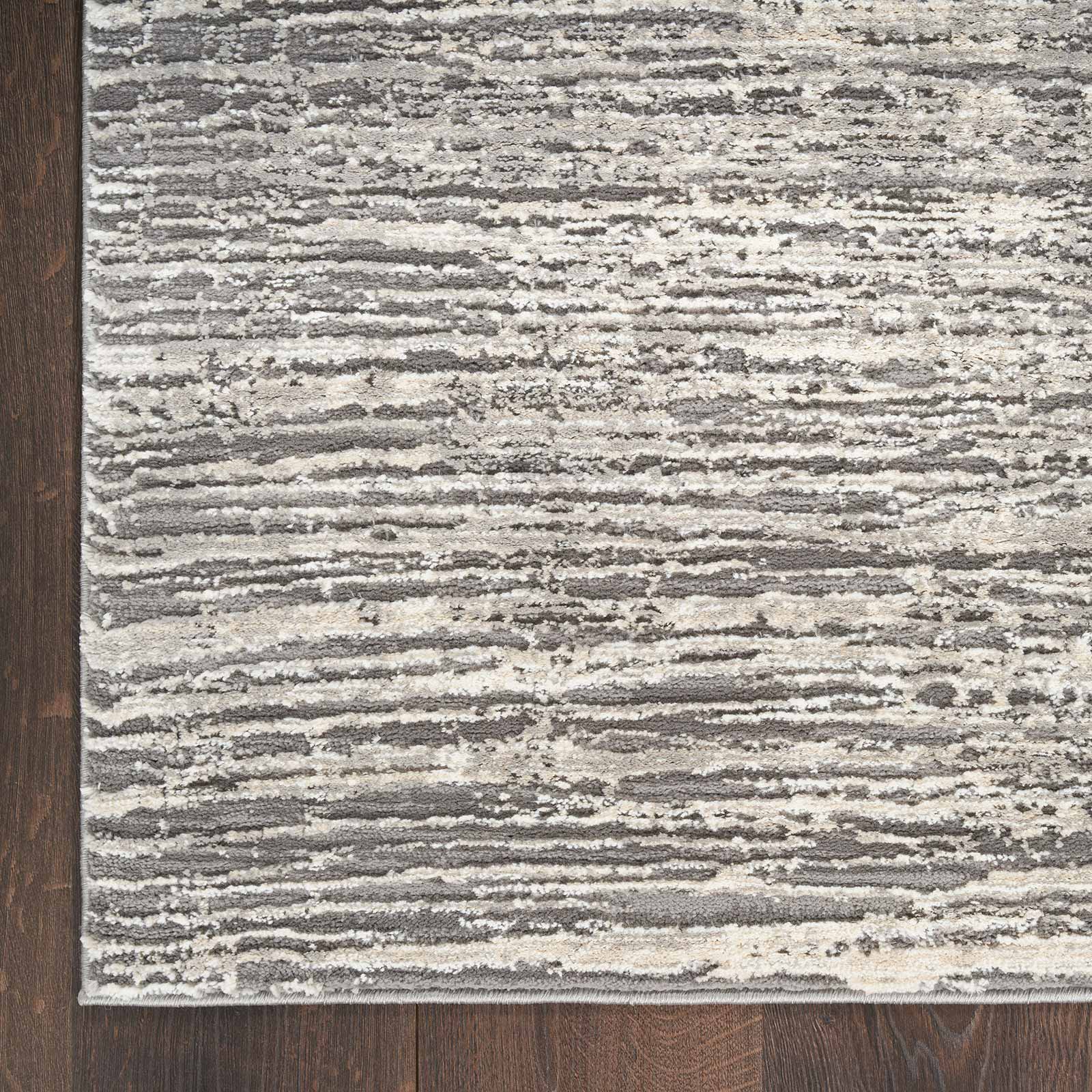 Nourison vloerkleed Sustainable Trends SUT01 IVGRY IVORY GREY 5x7 099446954138 corner