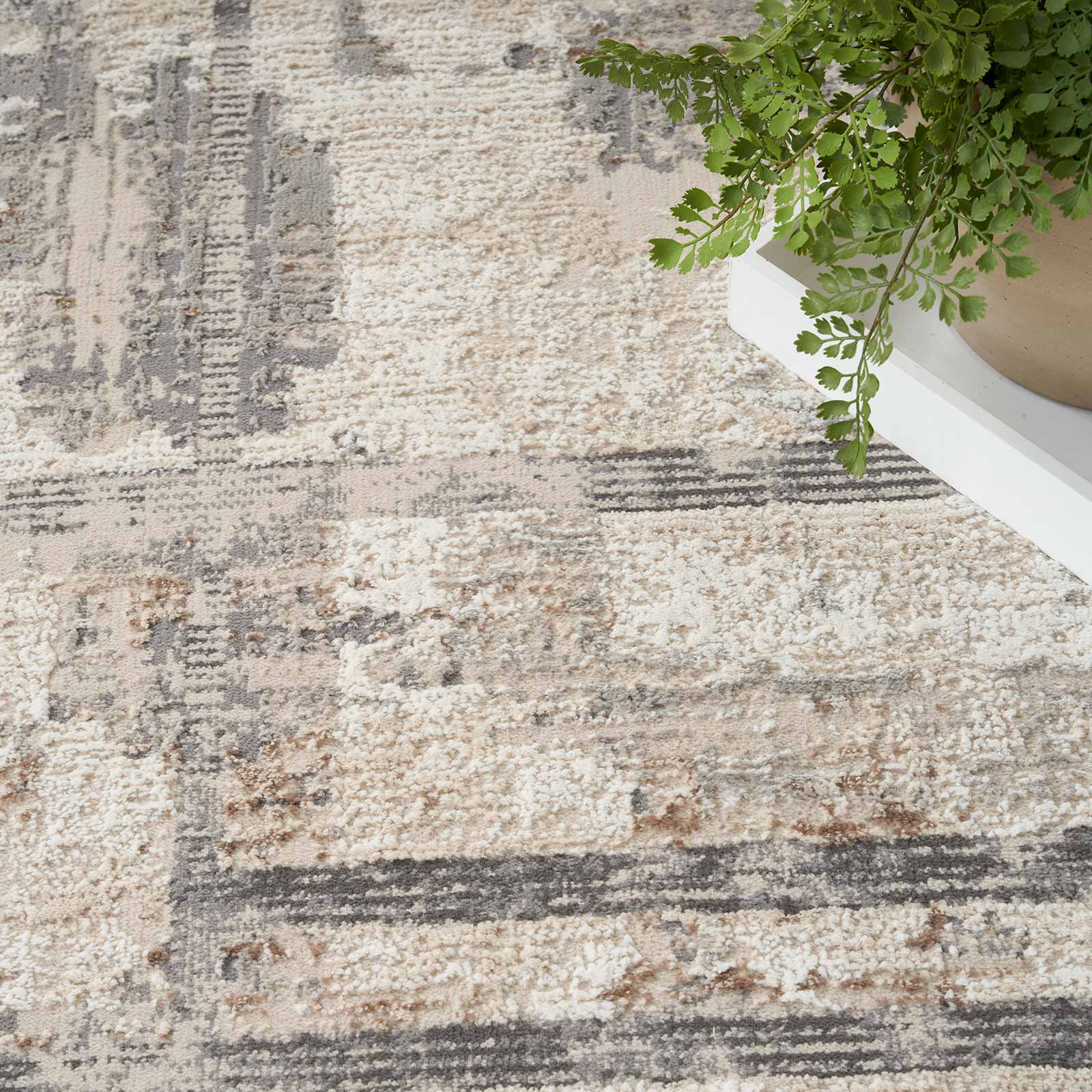 Nourison vloerkleed Sustainable Trends SUT02 IVMTC IVORY MULTICOLOR 5x7 099446954190 interior 2