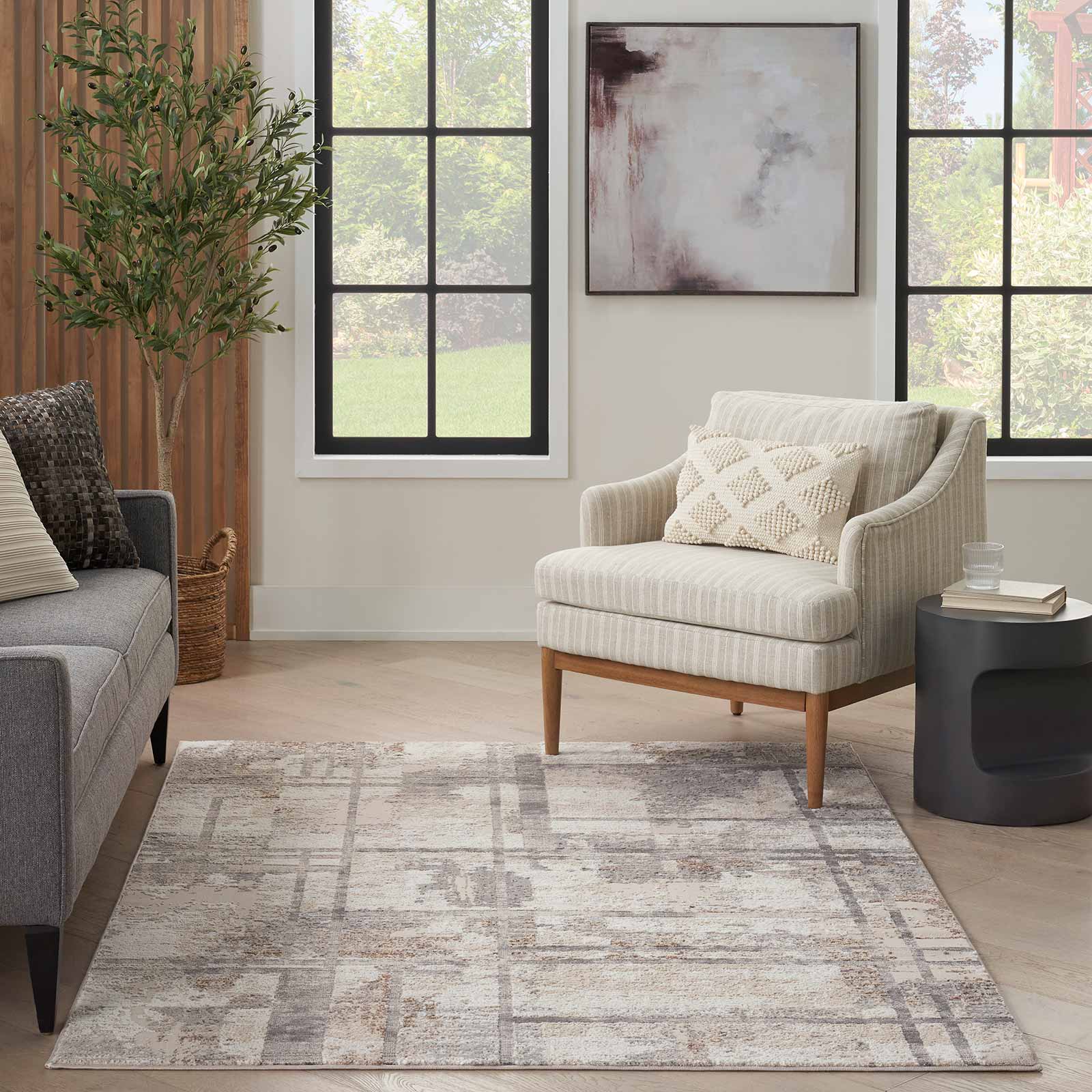 Nourison vloerkleed Sustainable Trends SUT02 IVMTC IVORY MULTICOLOR 5x7 099446954190 interior 3