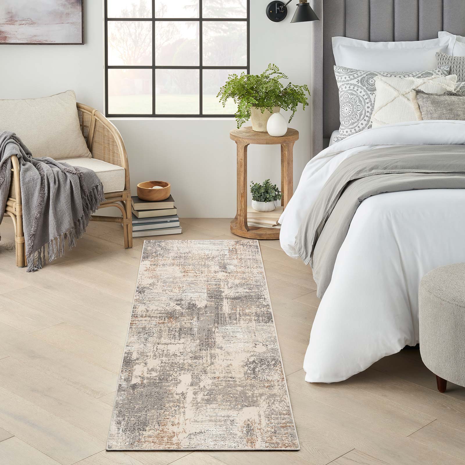 Nourison vloerkleed Sustainable Trends SUT04 BGEGY BEIGE GREY 2x8 099446954299 interior 1