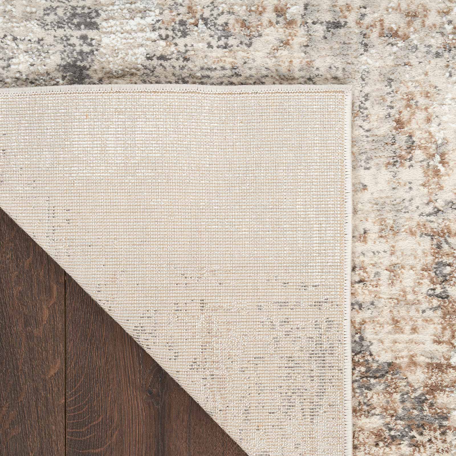 Nourison vloerkleed Sustainable Trends SUT04 BGEGY BEIGE GREY 5x7 099446954305 corner B
