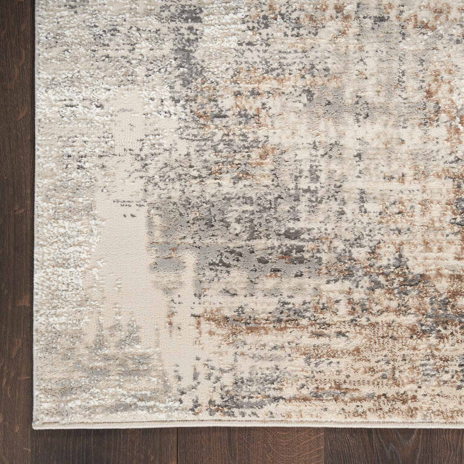 Nourison vloerkleed Sustainable Trends SUT04 BGEGY BEIGE GREY 5x7 099446954305 corner